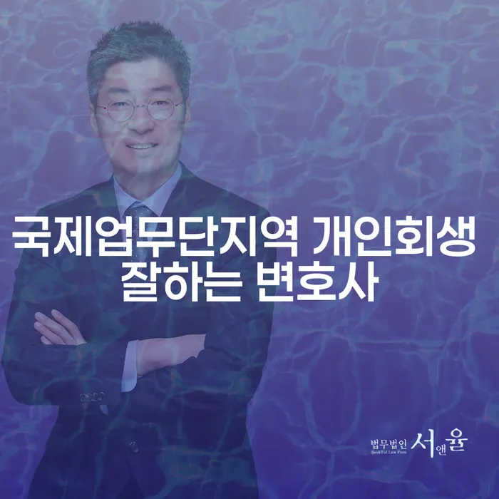 국제업무단지역 개인회생 잘하는 변호사