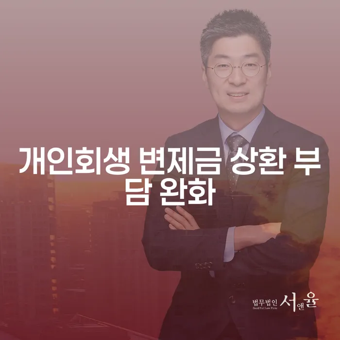 개인회생 변제금 상환 부담 완화를 위한 방법은 무엇일까요?